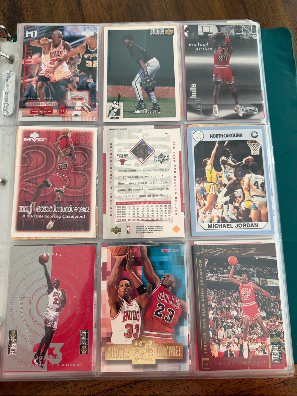 Upper Deck  MVP MJ Exclusives Michael Jordan NBA Card Lot (49)